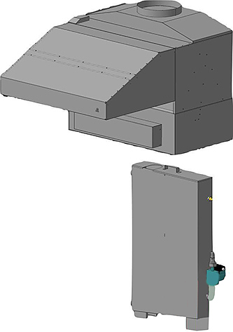 Искрогаситель-зонт для печей ITERMA GF-25/45