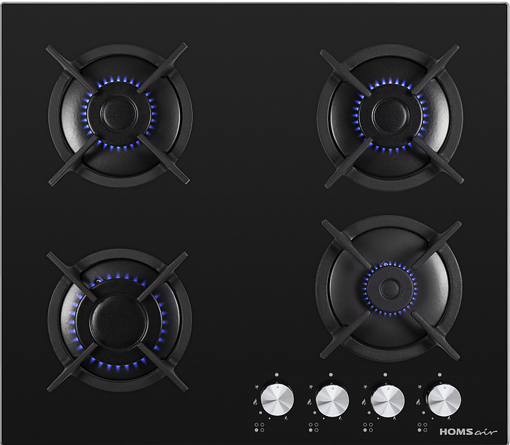 Варочная панель газовая HOMSair HGG641BK