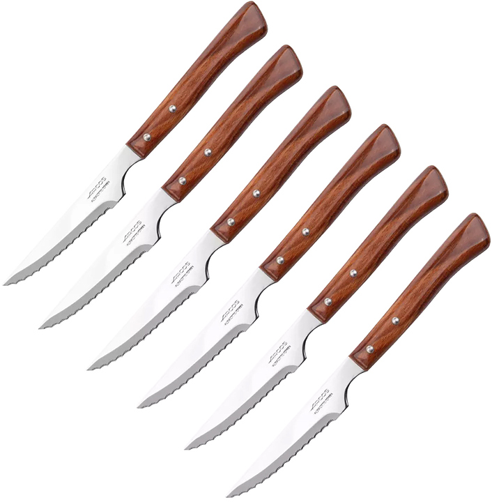 Набор столовых ножей для стейка Arcos Steak Knives 377600 6 шт.