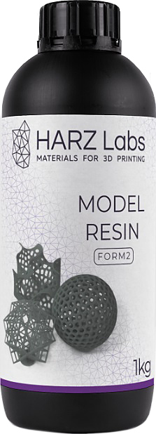 Фотополимер HARZ Labs LLC Model Resin grey для SLA/Form2 принтеров, 1 л