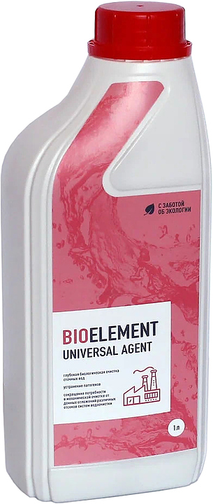 Средство для очистки жироуловителей Пятый Элемент BioElement Universal Agent 1 л