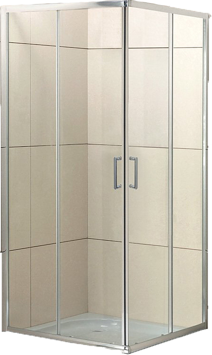 Уголок душевой BelBagno UNO-195-A-2-90-C-Cr 90x90x195 см, прозрачное стекло