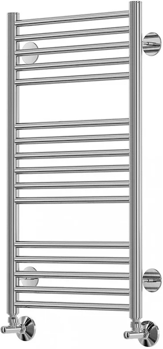 Полотенцесушитель водяной Terminus Аврора 16П Ду 25 (1/2") ВР 40х78 см, нижнее подключение