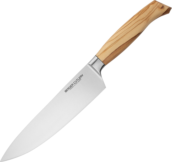 Нож поварской BERGER CUTLERY Ergo Line Olive BC100521 210 мм