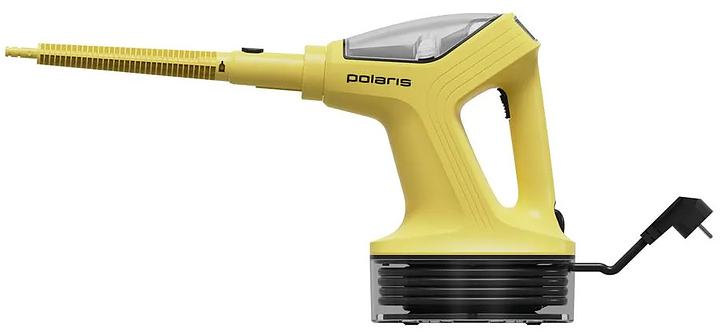 Пароочиститель компактный Polaris PSC 1702C черный, желтый