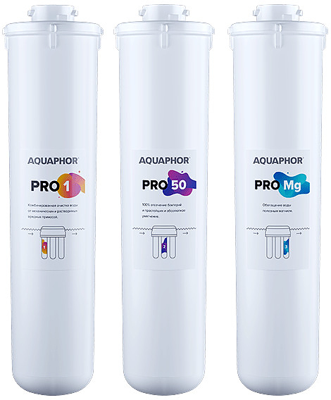 Комплект сменных модулей АКВАФОР Pro1-Pro50-ProMg