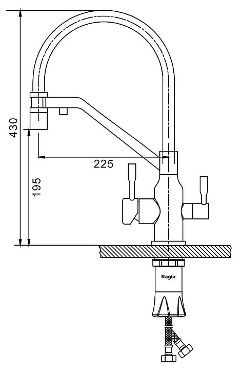 Смеситель для кухни Raglo R81.62.06