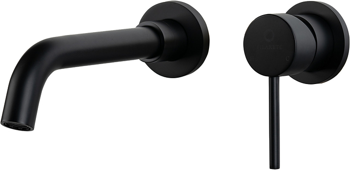 Смеситель для раковины FILARETE Roun FL4020BL, черный матовый