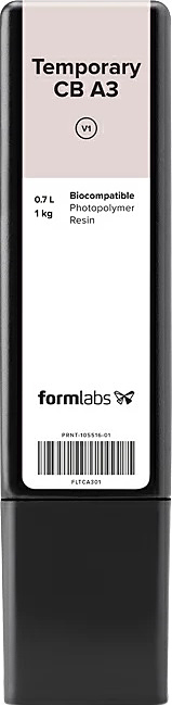 Картридж Formlabs Temporary CB A3 (Dental only) Resin