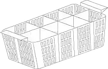 Корзина для приборов Dihr C47