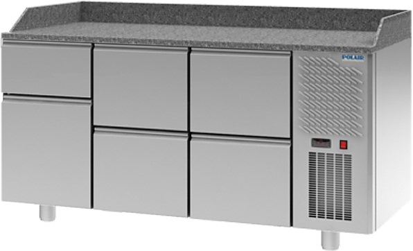 Стол для пиццы POLAIR TM3pizza122-G