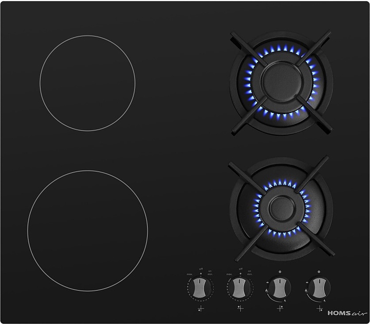 Варочная панель комбинированная HOMSair HG641VBK