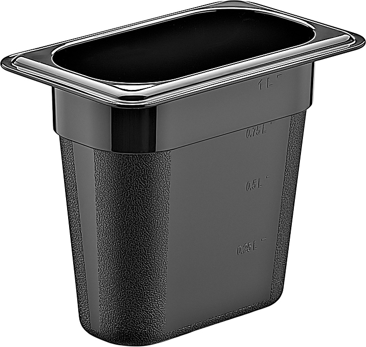 Гастроемкость Gastroplast GNPP-19150/B GN 1/9-150 (176х108х150) 1 л полипропилен черная