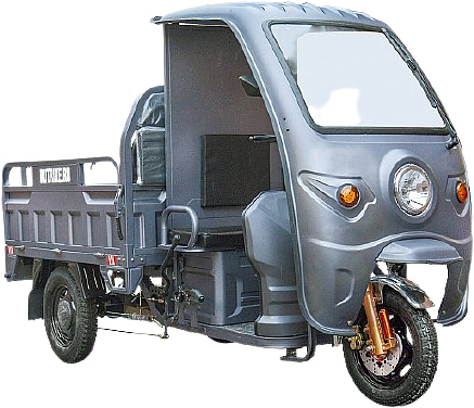 Электроцикл грузовой Rutrike Глобус 1500 60V/1000W серый