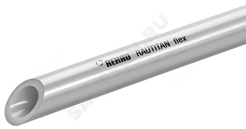 Труба Rehau PE-Xa/EVOH серая Дн 63х8,6 Ру10 Тмакс=95C L=6м RAUTITAN flex