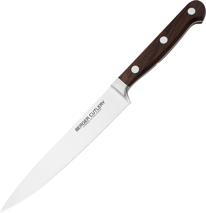 Нож универсальный BERGER CUTLERY Classic Smoked Oak BC211216 160 мм