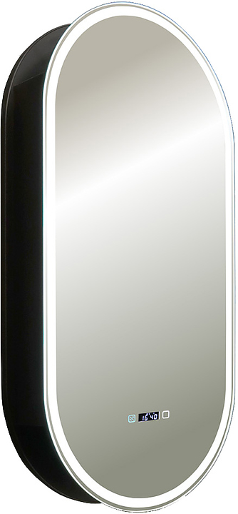 Шкаф зеркальный Silver Mirrors Soho-BLACK LED-00002612 50х100 см