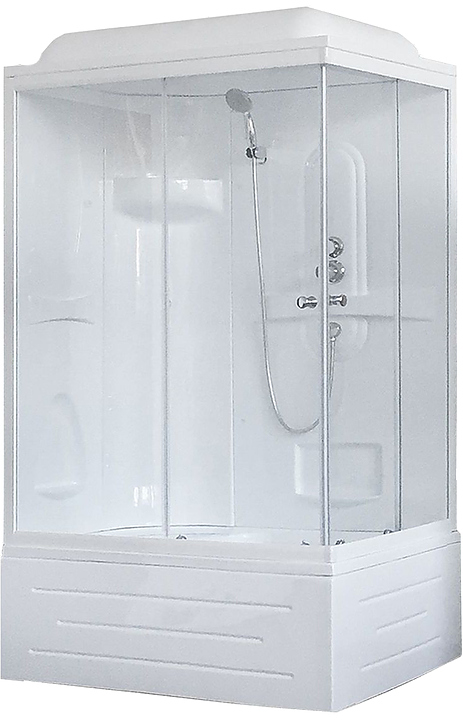 Душевая кабина Royal Bath RB8100BP1-T-L левая 100х80 см