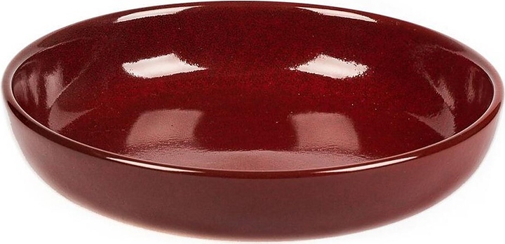 Тарелка с бортом P.L. Proff Cuisine Evolution Dark Red 81223297 210х210х45 мм