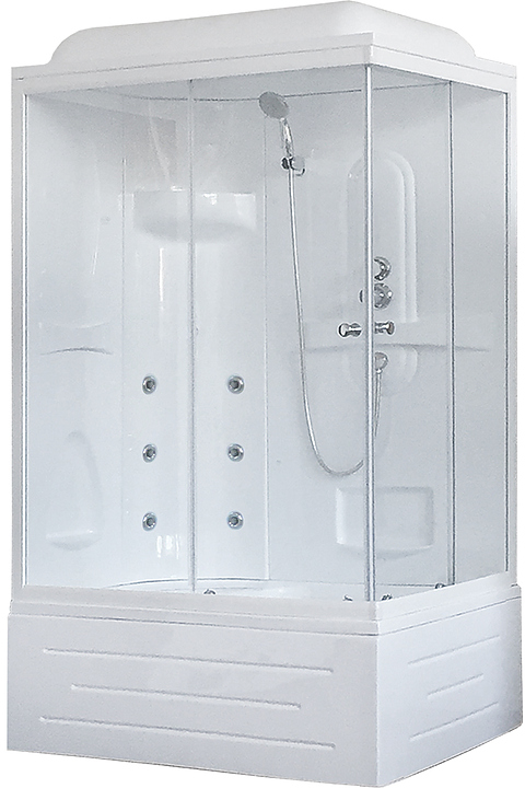 Душевая кабина с гидромассажем Royal Bath RB8100BP2-T-L левая 100х80 см