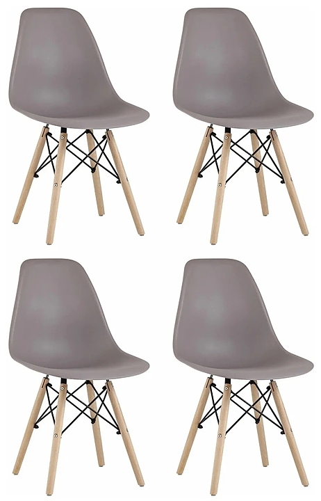 Стул Stool Group Style DSW темно-серый x4