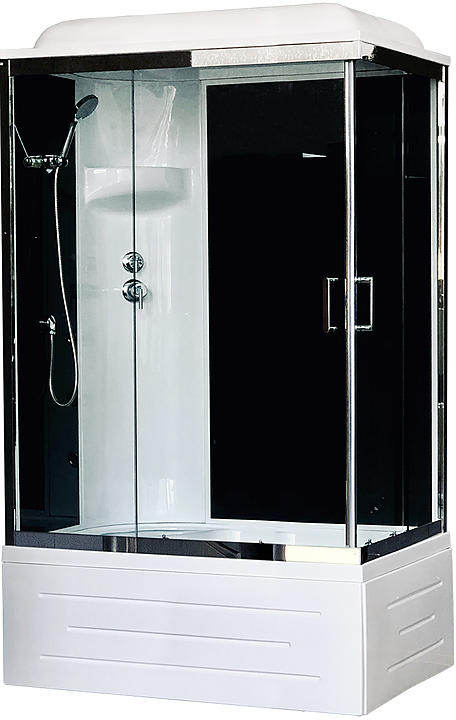 Душевая кабина Royal Bath RB8100BP6-BT-CH-L левая 100х80 см