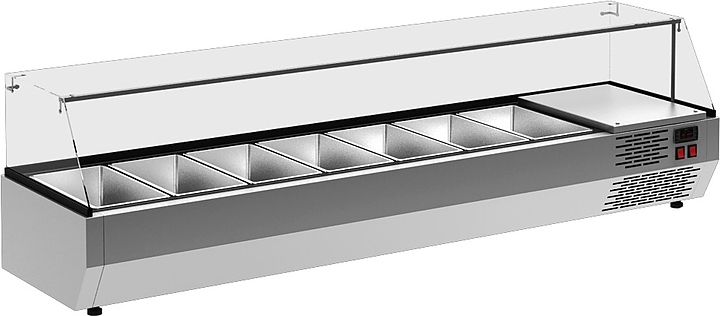 Витрина холодильная Carboma A40 SM 1,3-G 0430 (5 GN 1/3)