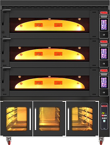 Печь подовая SGS MT/1400/2 с расстоечным шкафом