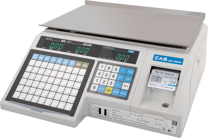 Весы торговые CAS LP-30 (v1.6) TCP-IP