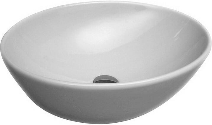 Раковина накладная для мебели SEREL WASHBASIN CH33 55х41х16 см, фарфор, белая