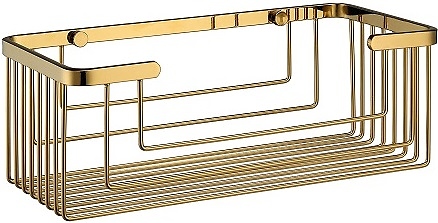 Полка металлическая  подвесная Wasserkraft K-711POLISHED GOLD золото глянцевое