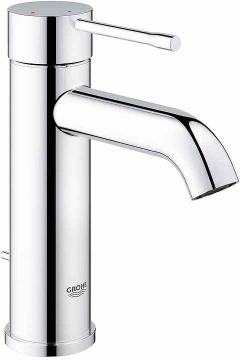 Смеситель для раковины Grohe Essence+ 23591001 с донным клапаном, хром