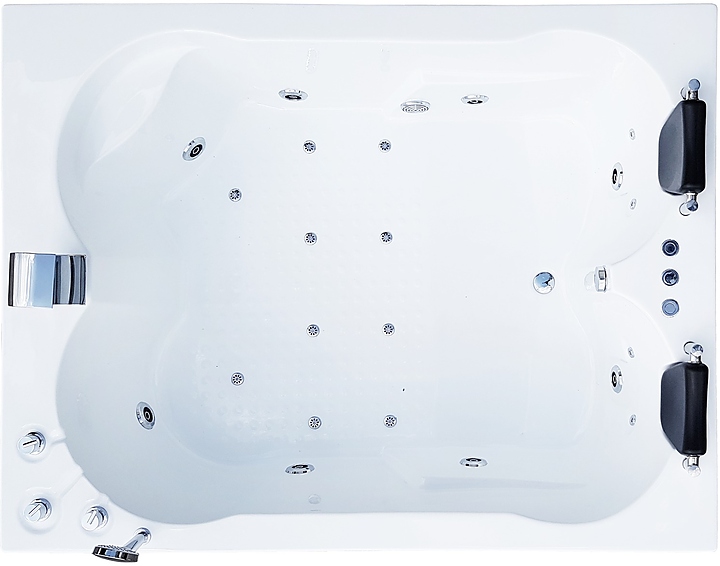 Ванна гидромассажная двойная Royal Bath HARDON DE LUXE RB083100DL 200х150х75 см, акрил