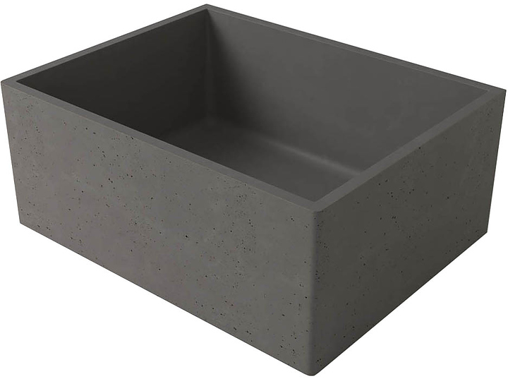 Раковина Holbi Halley Nano Concrete 53х39,5 см, бетон