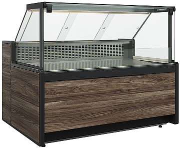 Витрина нейтральная Carboma Bavaria 3 GC111 N 0,94-1 1008 (без агрегата, газлифт, без боковин) темный дуб