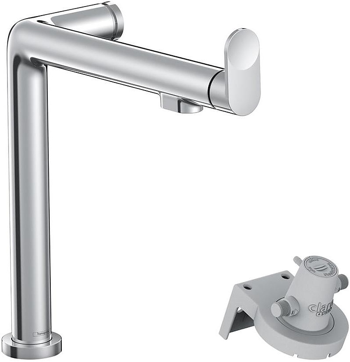 Смеситель для кухни Hansgrohe HG Aqittura M91 240 1j 76804000 с подключением к фильтру питьевой воды, хром