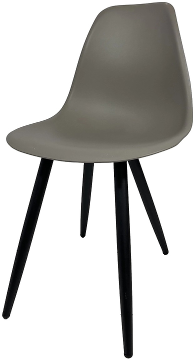 Стул BentWood Eames HR серо-бежевый