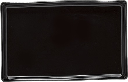 Тарелка Costa Nova 1LOR191e-BLK(1LOR191E-01116) 18,5х11,7 см (керамика)