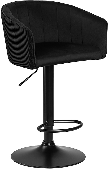 Стул барный DOBRIN 5025 BlackBase-LM DARCY BLACK (черный)