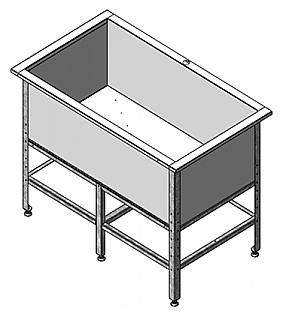 Ванна котломоечная Assum ВКС-С-1/400/900 (1000х500х850)