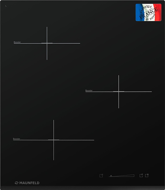 Варочная панель индукционная Maunfeld MVI45.3HZ.3BT-BK черная