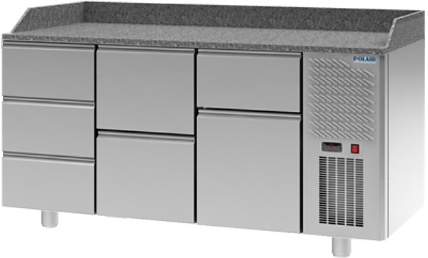 Стол для пиццы POLAIR TM3pizza321-G