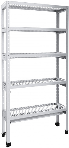 Стеллаж для тарелок и стаканов ПищТех Стандарт СКТСН-32Н-900