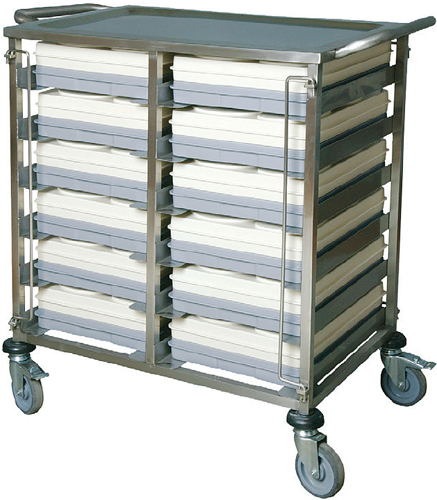 Тележка-шпилька для термоконтейнеров AVATHERM thermo tray trolley 12 (530х370 мм)