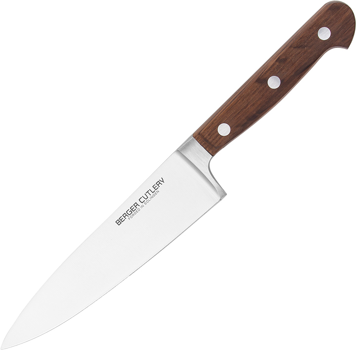 Нож поварской BERGER CUTLERY Classic Smoked Oak BC210516 160 мм