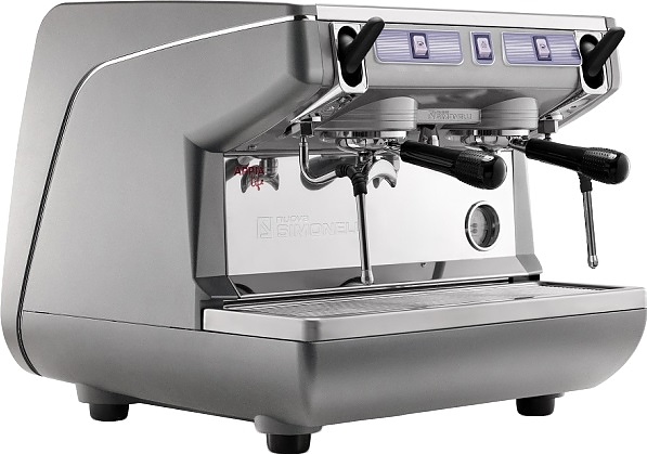 Кофемашина полуавтоматическая Nuova Simonelli Appia Life Compact 2Gr S 220V metallic grey+economizer+high groups