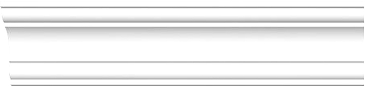 Плинтус потолочный гладкий Decomaster DP 350 (57x53x2400 мм)