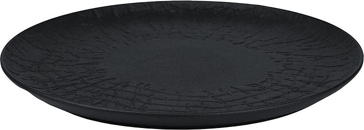 Тарелка P.L. Proff Cuisine Black Raw Wood 81229866 270х270 мм