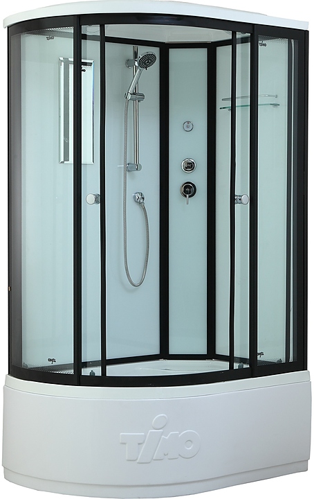 Кабина душевая TIMO Standart Т-6620 Black R 120х85х220 см, правая