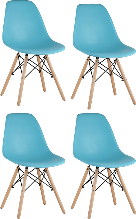 Стул Stool Group DSW бирюзовый x4